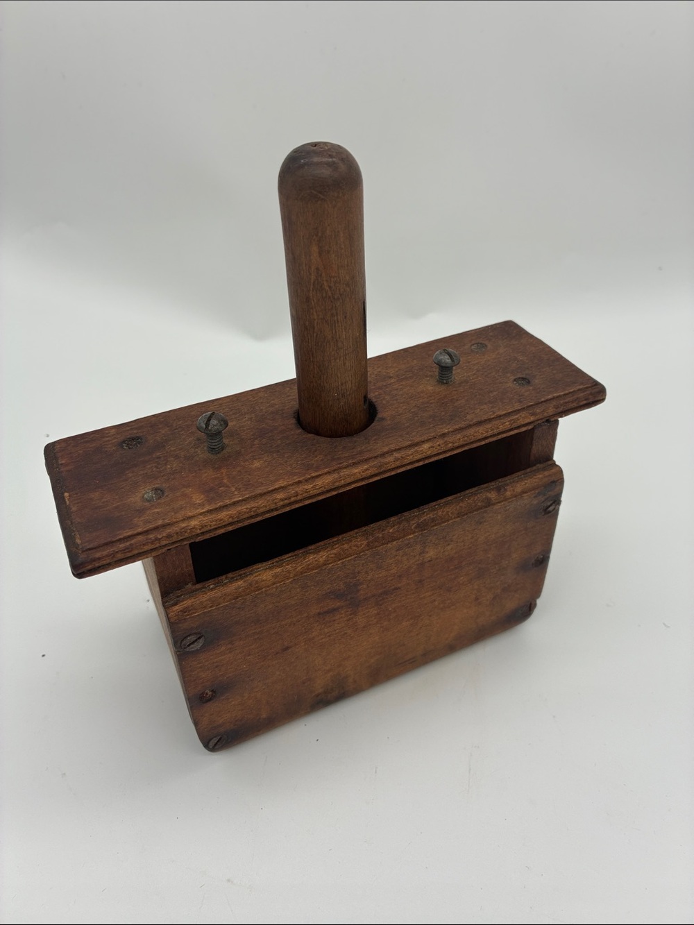 Wooden Handled antique butter mold